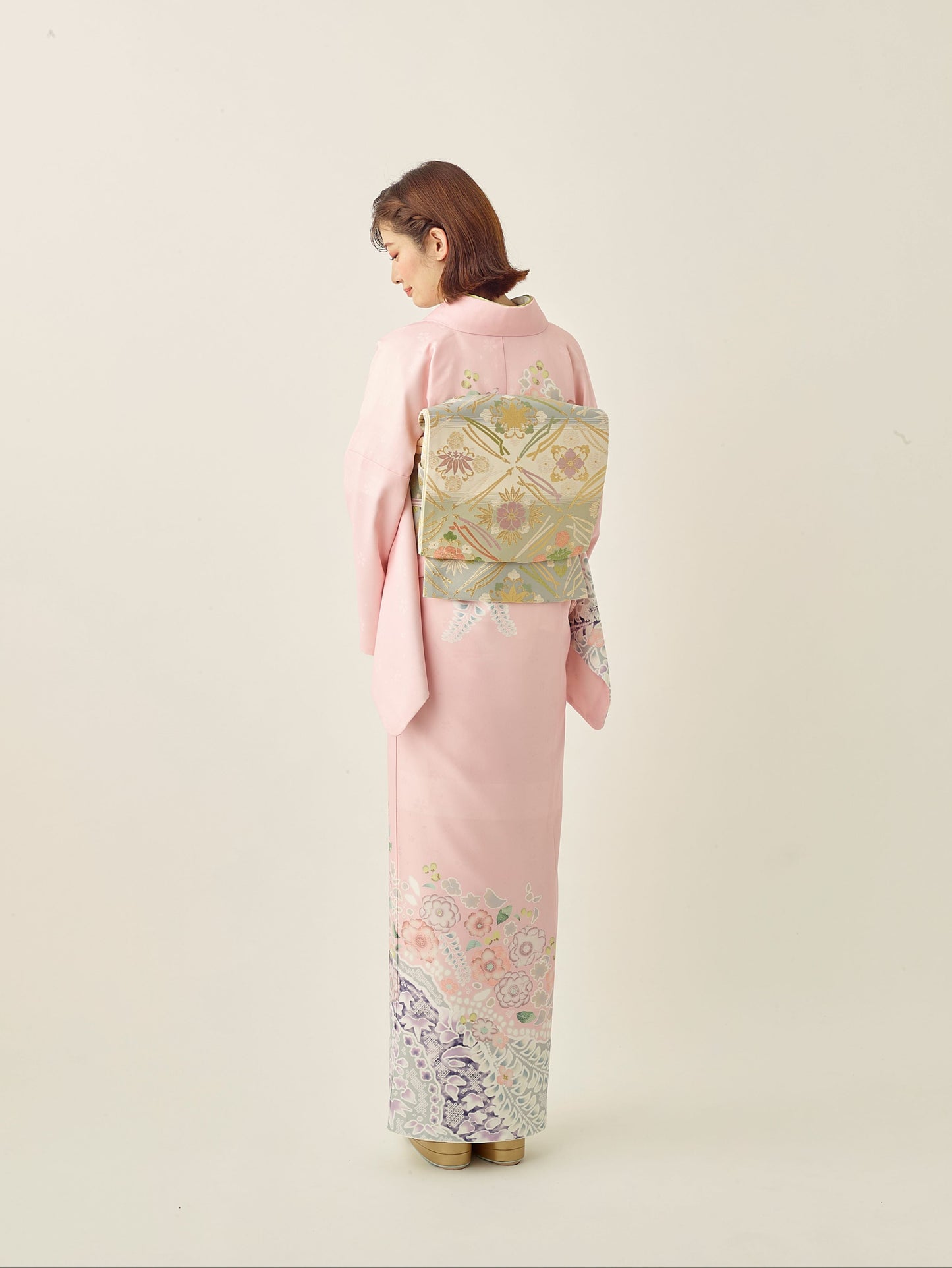 L0007/辻が花/ピンク | 訪問着レンタル