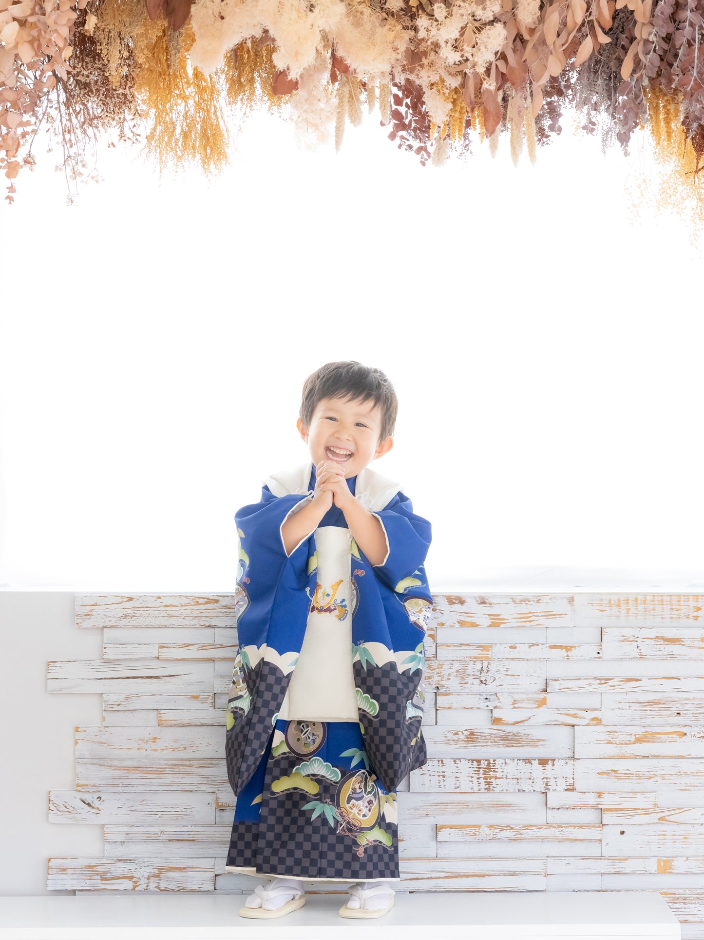 S1306 絵羽/白 【七五三着物レンタル】