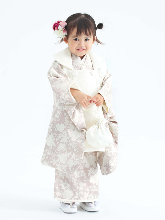 C301 プチフルール / ピンク 七五三着物レンタル