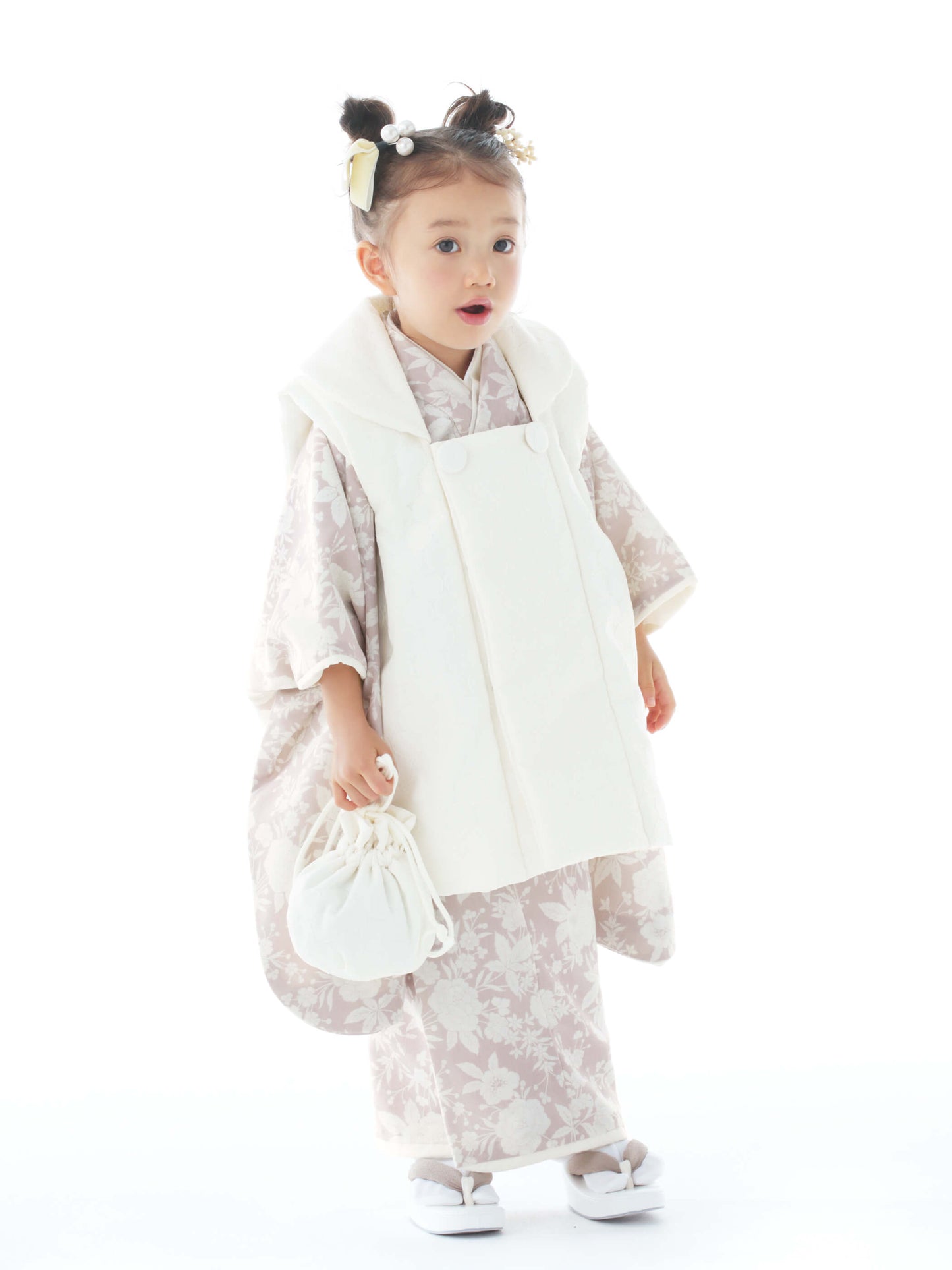 C301 プチフルール / ピンク 七五三着物レンタル