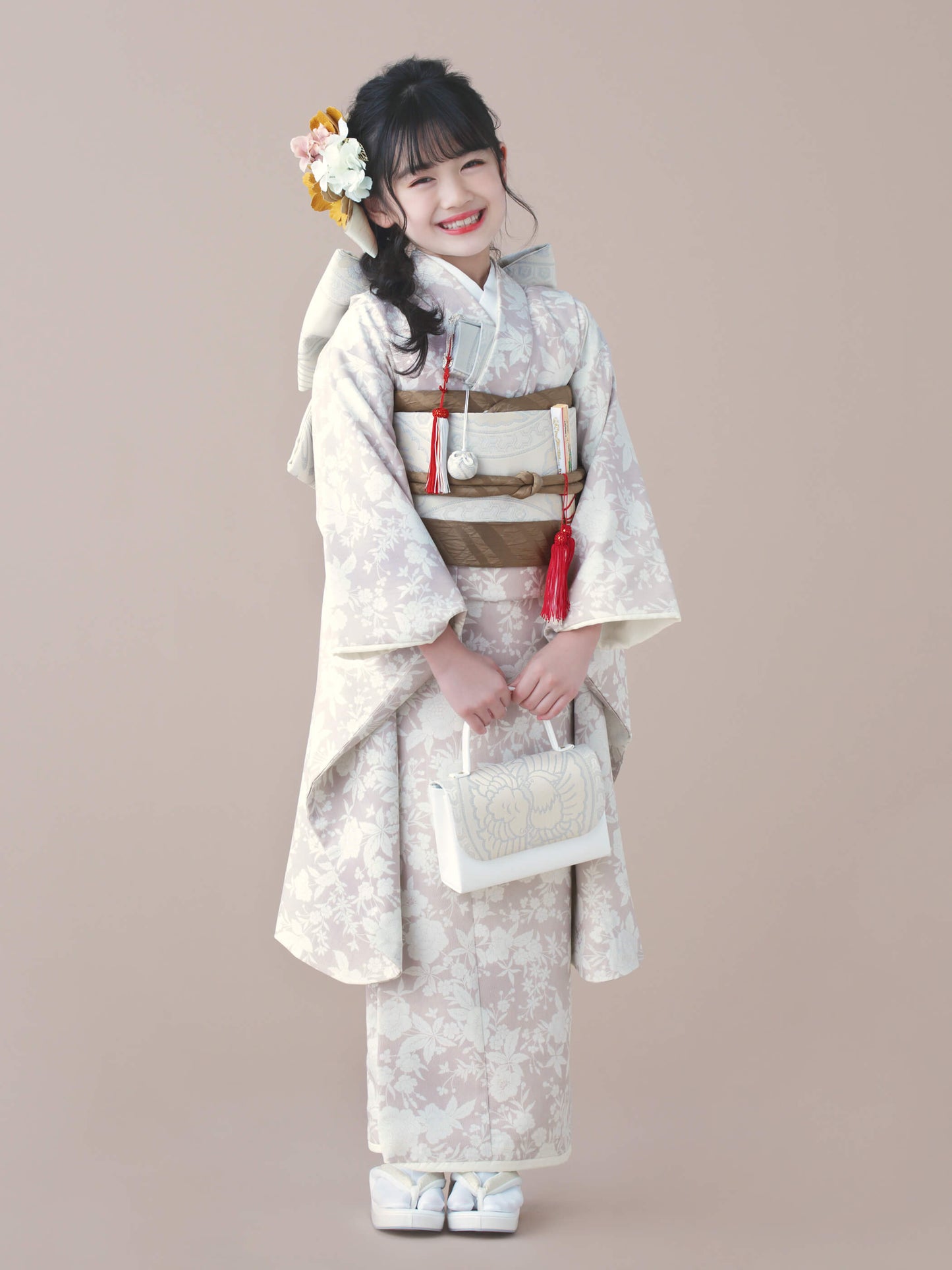 C702 プチフルール / ピンク 七五三着物レンタル