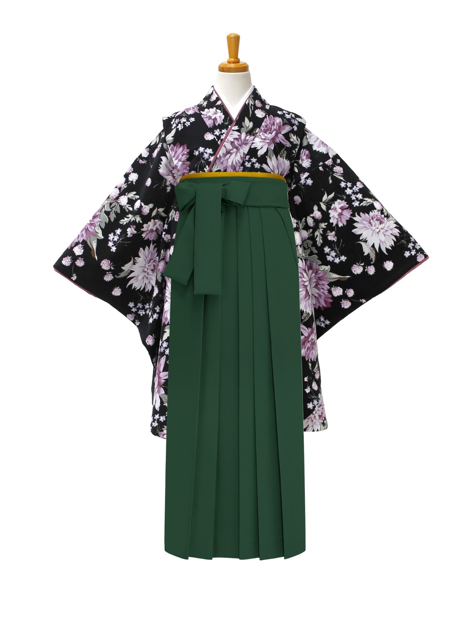 C0015 ダリア / 黒 | 卒業式小学生袴レンタル | tententen – tententen