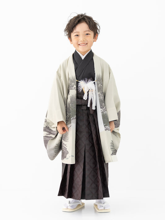 S0514 兜に松図/オフ 【七五三着物レンタル】