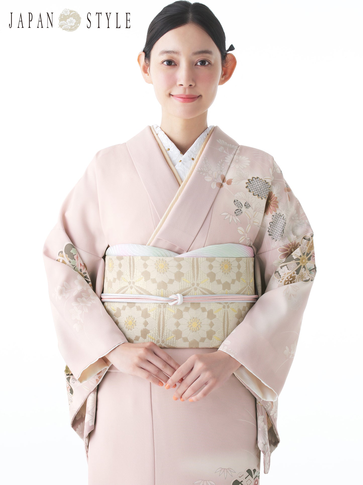 訪問着レンタル｜着物・入学式・卒業式｜ JAPAN STYLE｜菊御所解/ピンク/L0020