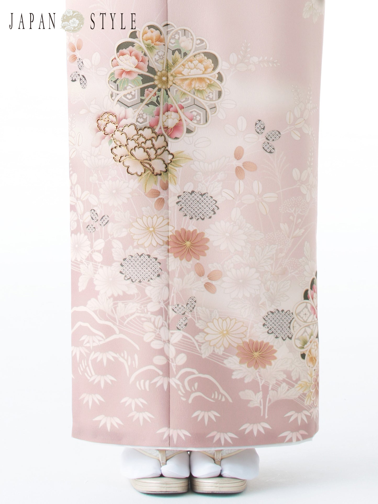 訪問着レンタル｜着物・入学式・卒業式｜ JAPAN STYLE｜菊御所解/ピンク/L0020