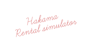 Hakama Rental simulator
